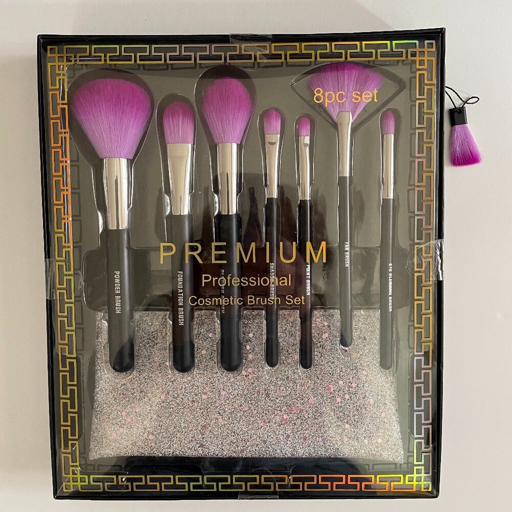 Premium Cosmetic Brush set and travel bag